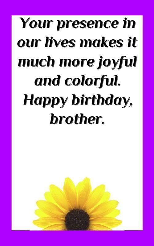 happy birthday wishes in english for brother